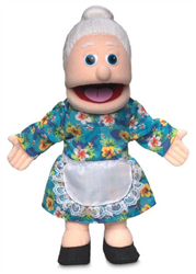 14" Granny (peach) Silly Glove Puppet