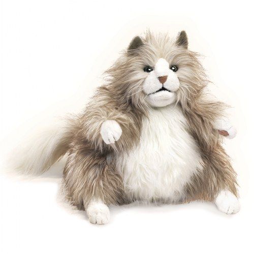 2566 - Fluffy Cat Puppet  