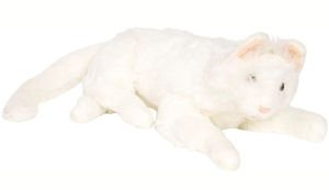 NP8074M - White Cat Hand Puppet